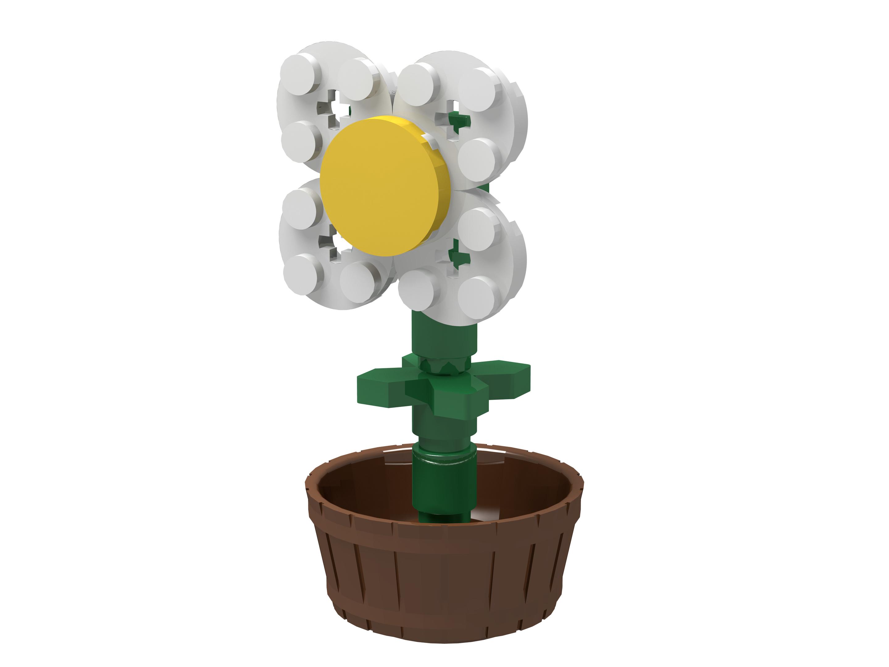 Lego Flower In Pot