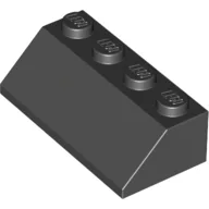 Brick Sloped 45° 2 x 4 / Black