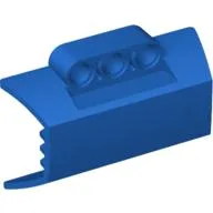Technic Engine Block Half / Side Intake Panel / Blue