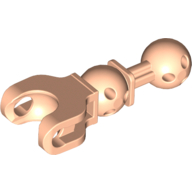 Lego Large Figure Skeletal, Limb, 5L with Ball Joint on Axle and Ball Socket / Light Nougat