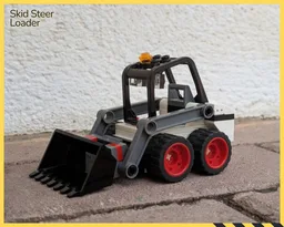 White Skid Steer Loader