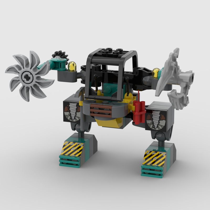 Lego Rock Raiders / Power Miners: Mine Mech (Rock Raiders Version)