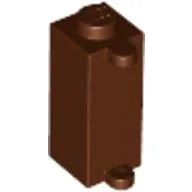 Brick Special 1 x 1 x 2 with Shutter Holder / Reddish Brown