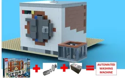 Washing machine (motorized) from 10264 set (1x)