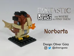 Fantastic BrickHeadz and Where to Find Them: Norberta the Norwegian Ridgeback Dragon