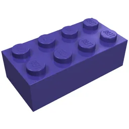 Brick 2 x 4 / Dark Purple
