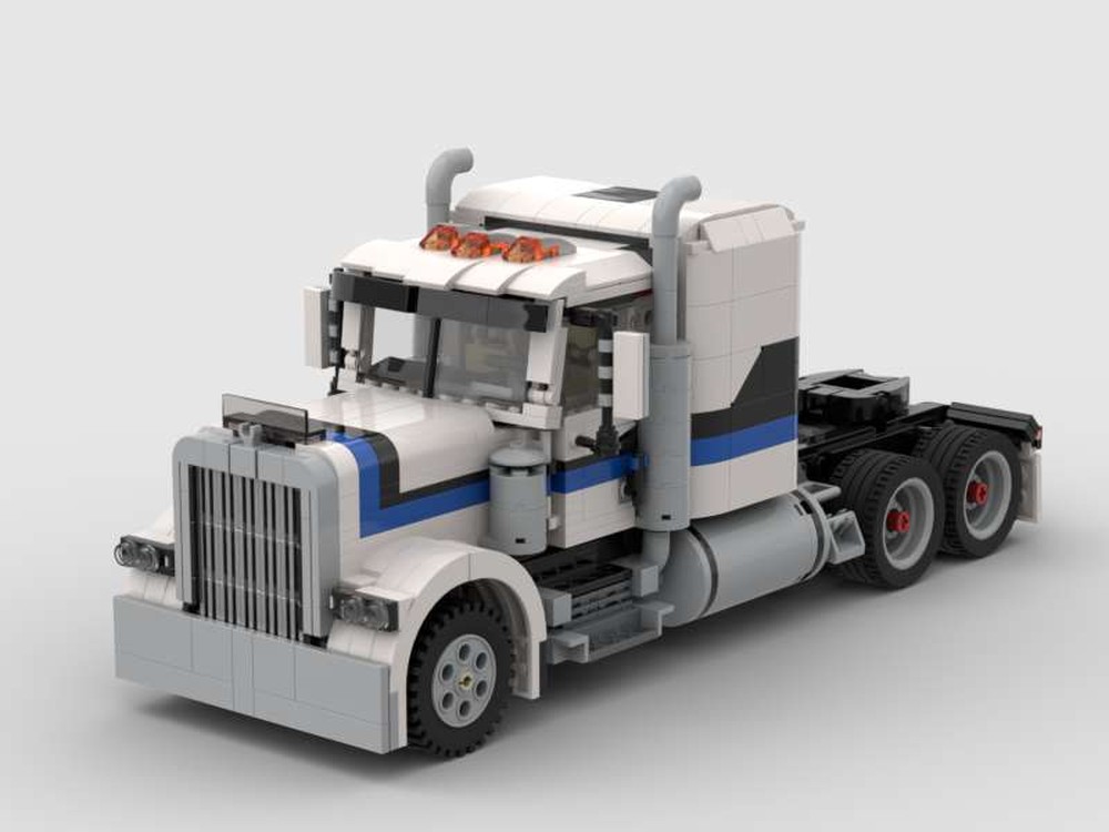Lego Petrbilt 379 rc model white