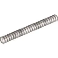 Hose, Ribbed 7mm D. 9L / 7.2cm / Metallic Silver