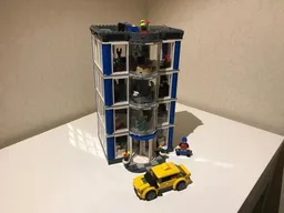 Skyscraper with elevator