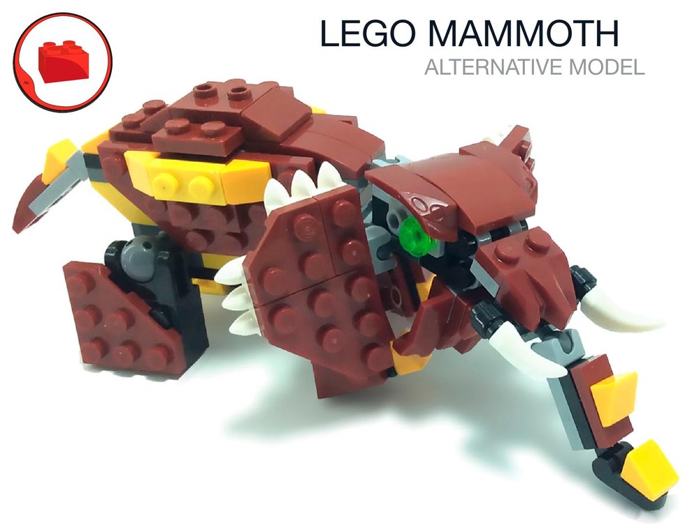 LEGO CREATOR 31073 Mammoth, Elephant - MOC, Alternative Model, Building Instructions!