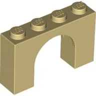 Brick Arch 1 x 4 x 2 / Tan