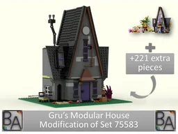 Gru's Modular House - Modification of set 75583