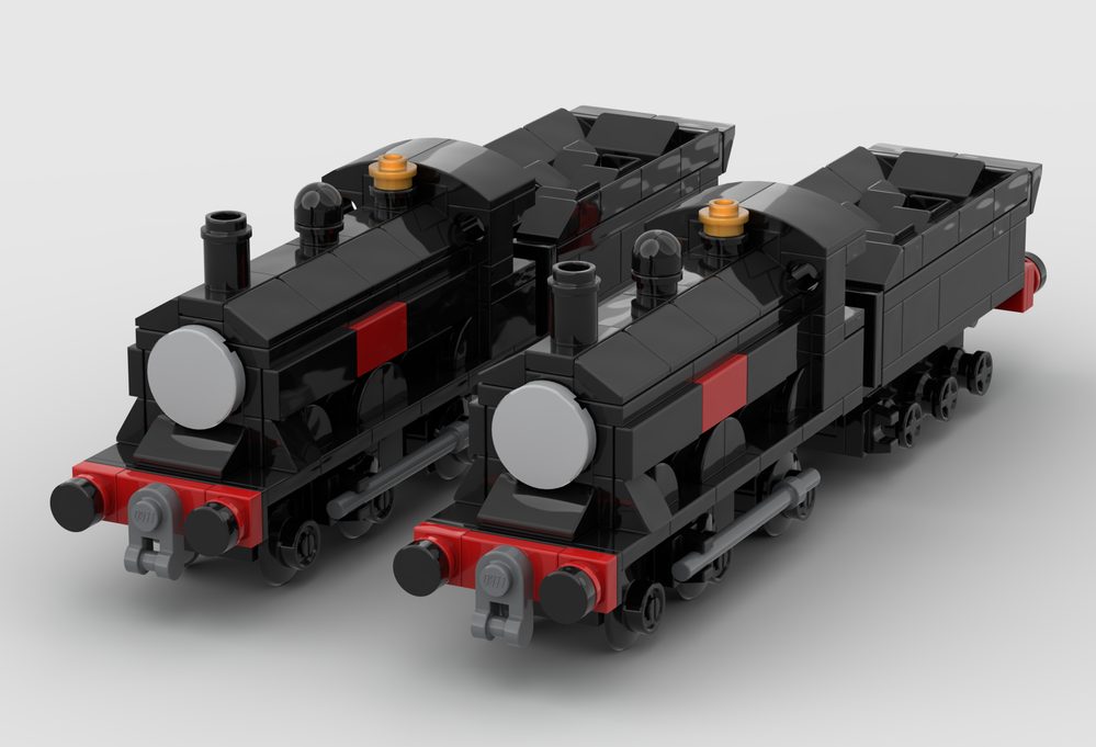 Lego Donald and Douglas (4 studs wide)