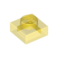 Lego Plate 1 x 1 / Trans-Yellow