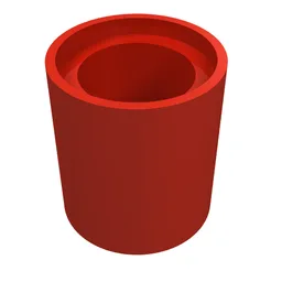 Technic Pin Connector Round 1L [Beam] / Red