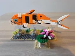 Swimming Koi Fish Base