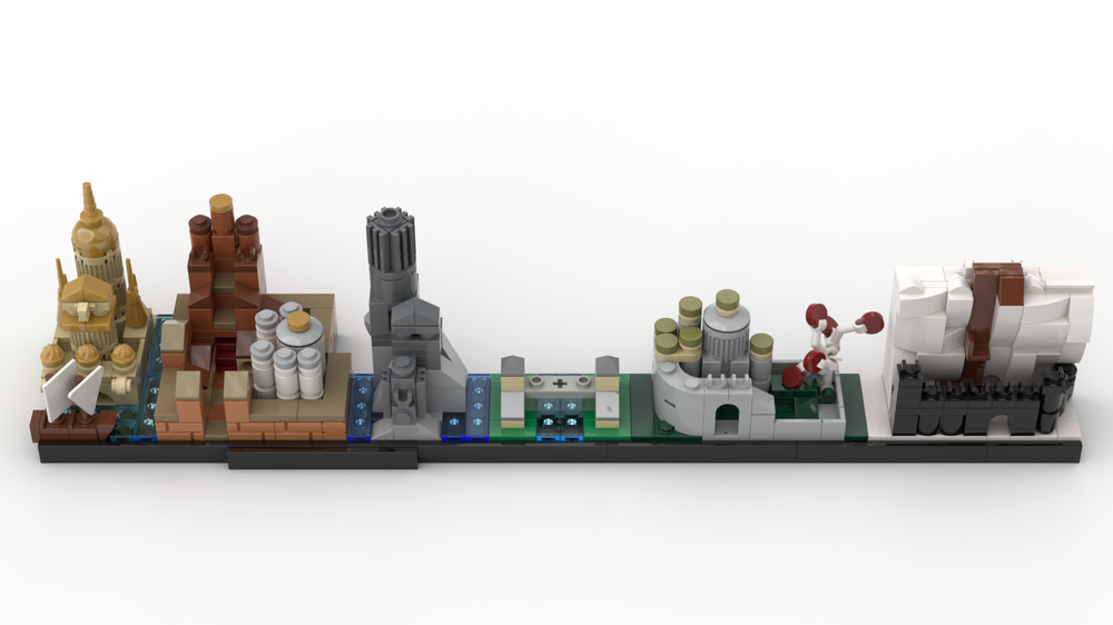 Lego Game Of Thrones - Westeros Skyline Architecture