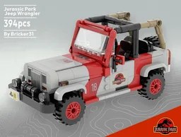 MOC-258988 - Jurassic Park Jeep Wrangler 2.0