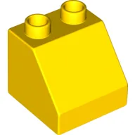 Duplo Brick 2 x 2 Slope 45° / Yellow