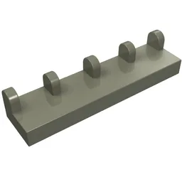 Hinge Tile 1 x 4 / Dark Gray