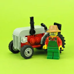 Tiny Tractor with trailer