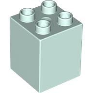Lego Duplo Brick 2 x 2 x 2 / Light Aqua