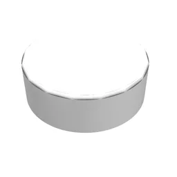 Tile Round 1 x 1 / White