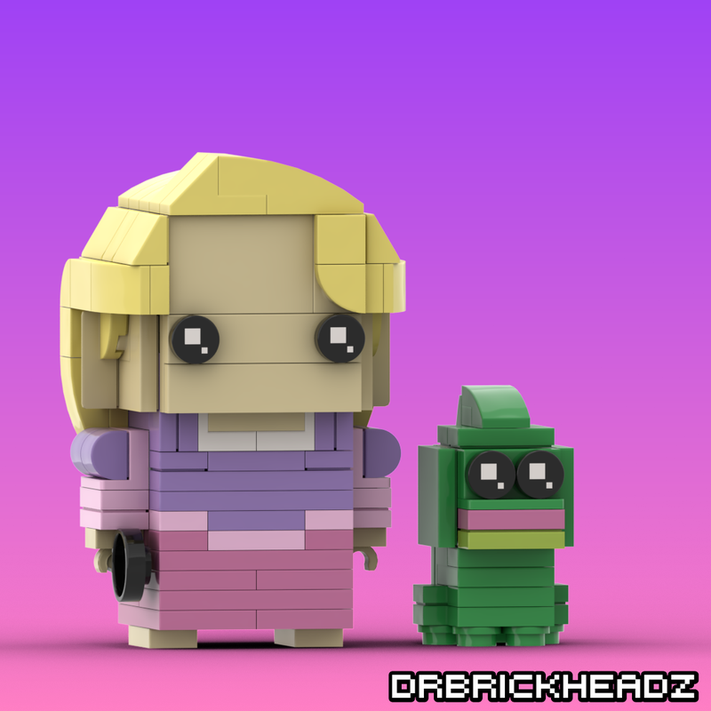 Lego Rapunzel + Pascal (Tangled) Brickheadz