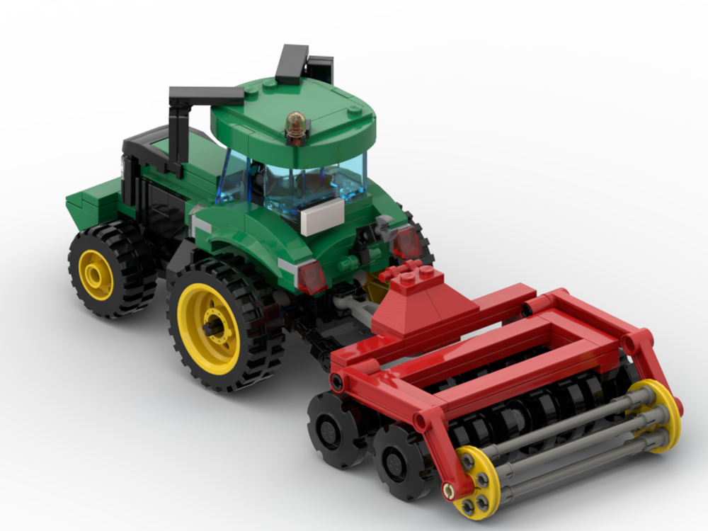 Lego Farm MOCs Series Machines - Harrow Add-on