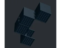 4 hinged 2x2 big brick
