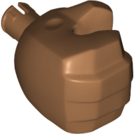 Lego Hand Hulk - Right / Medium Nougat