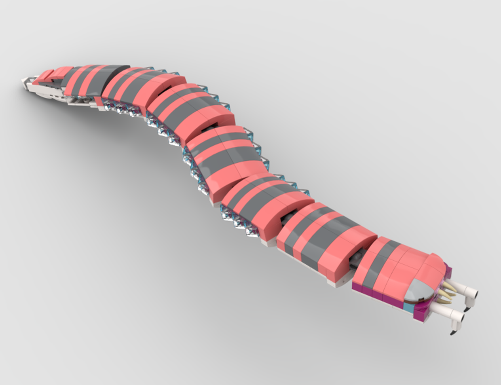 Lego Crabsnake (Subnautica)