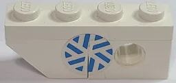 Stickered Assembly 4 x 1 x 1 1/3 with Arctic Logo Pattern Model Right Side (Sticker) - Set 8640