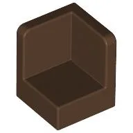 Panel 1 x 1 x 1 Corner / Brown