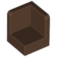 Lego Panel 1 x 1 x 1 Corner / Brown