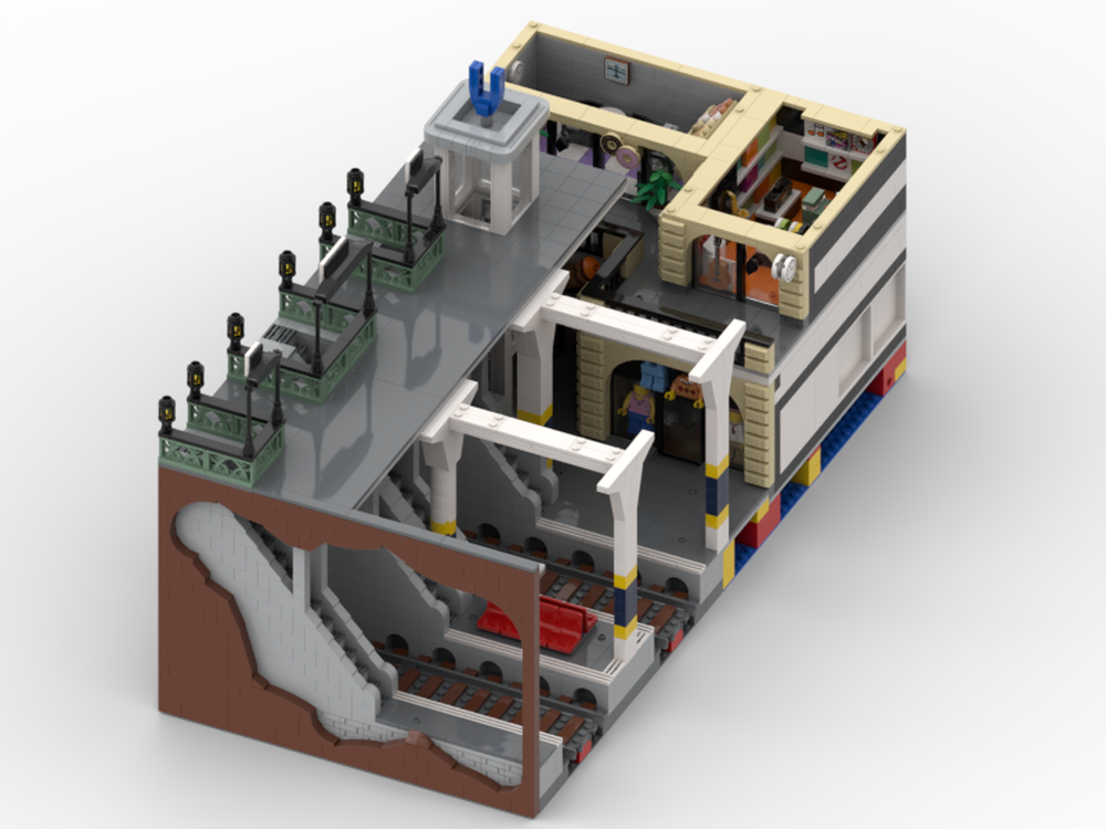Lego Underground Station Module #3