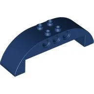 Brick Curved 2 x 8 x 2 Double / Dark Blue