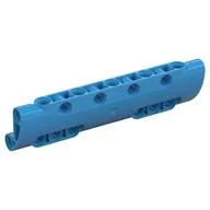 Technic Panel Curved 11 x 3 with 10 Pin Holes through Panel Surface / Dark Azure