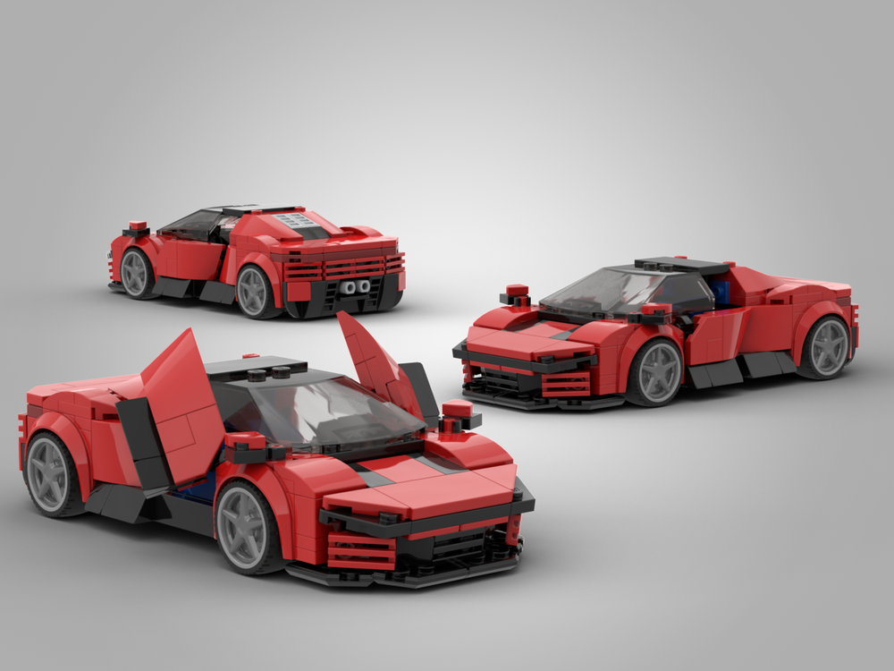 Lego Ferrari Daytona SP3 (Alt build)