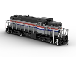 Alco RS-3M Commuter Train