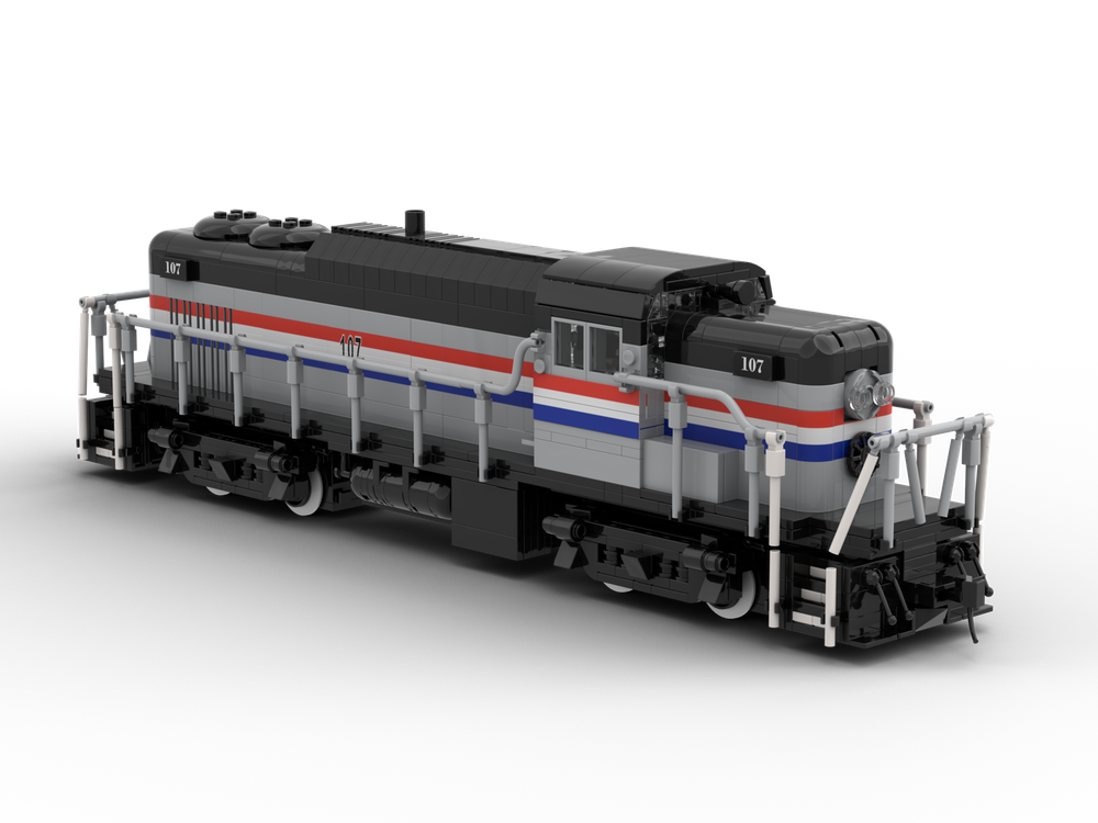 Lego Alco RS-3M Commuter Train