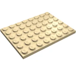 Plate 6 x 8 / Tan