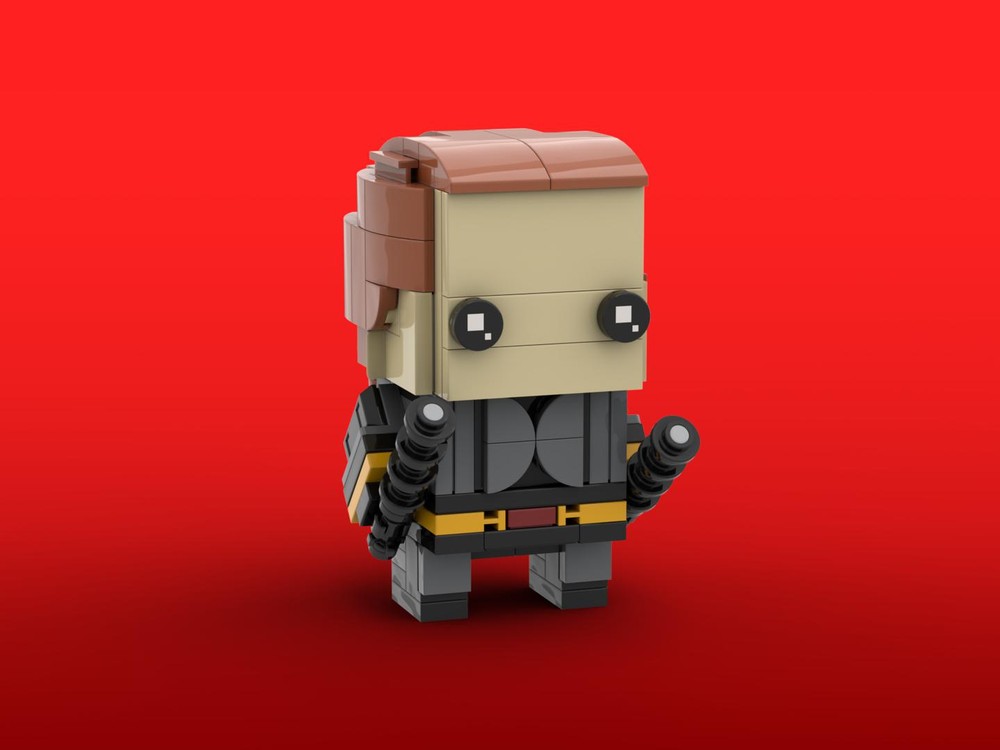 Lego Black Widow Brickheadz LEGO MOC - Marvel Studios Black Widow