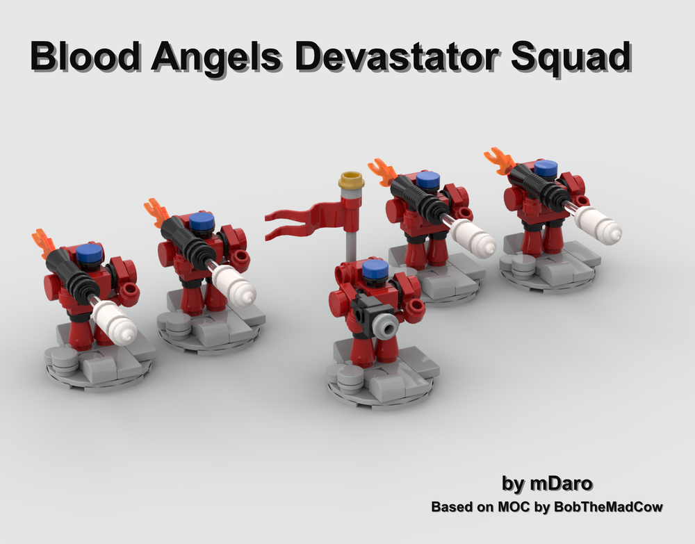 Lego Blood Angels Devastator Squad