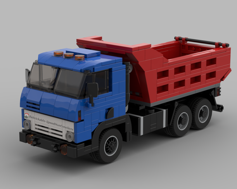 Lego Kamaz 55111 Dump Truck (Blue-Red)