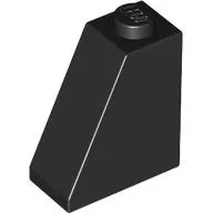 Brick Sloped 65° 2 x 1 x 2 / Black