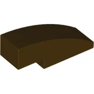 Brick Curved 3 x 1 No Studs / Dark Brown
