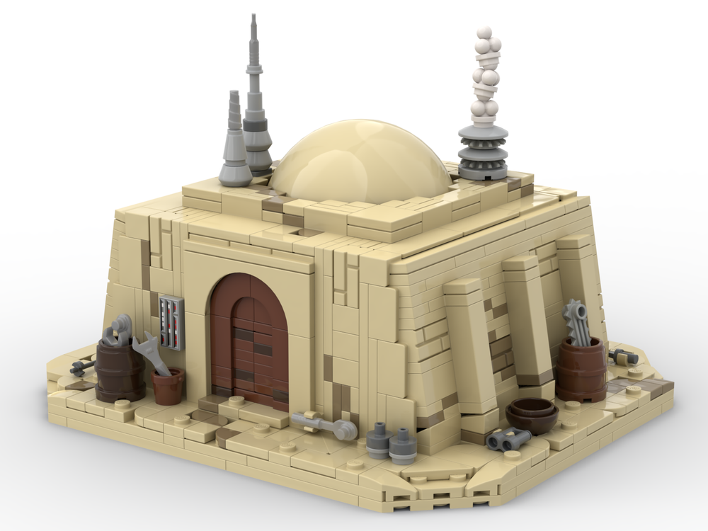 Lego Tatooine Modular Building - Hut from Battlefront 2