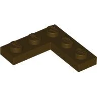Plate 3 x 3 Corner / Dark Brown
