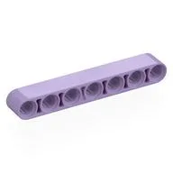 Technic Beam 1 x 7 Thick / Lavender